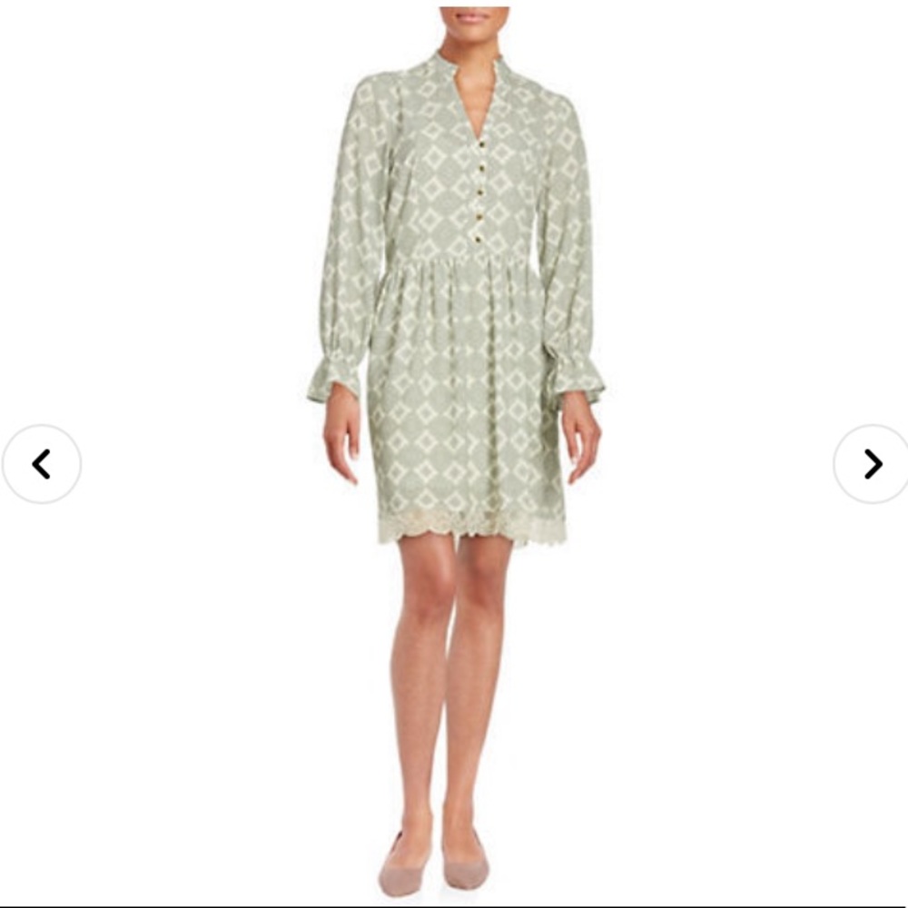 Highline Collective Peasant Print Dress Size XS